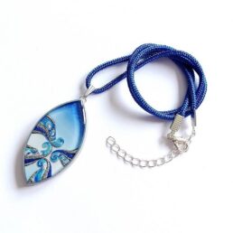 Dámský náhrdelník modrý